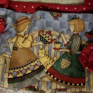 HANDMADE GIRLS SIZE 5 spring Dress set.